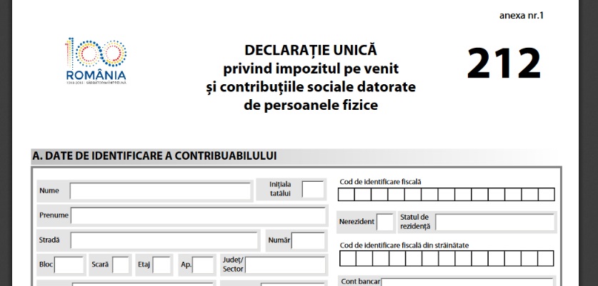 Declarația Unică 2018 3 cazuri de PFA și explicațiile ANAF